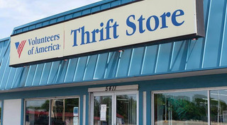 A Volunteers of America Thrift Store Sign