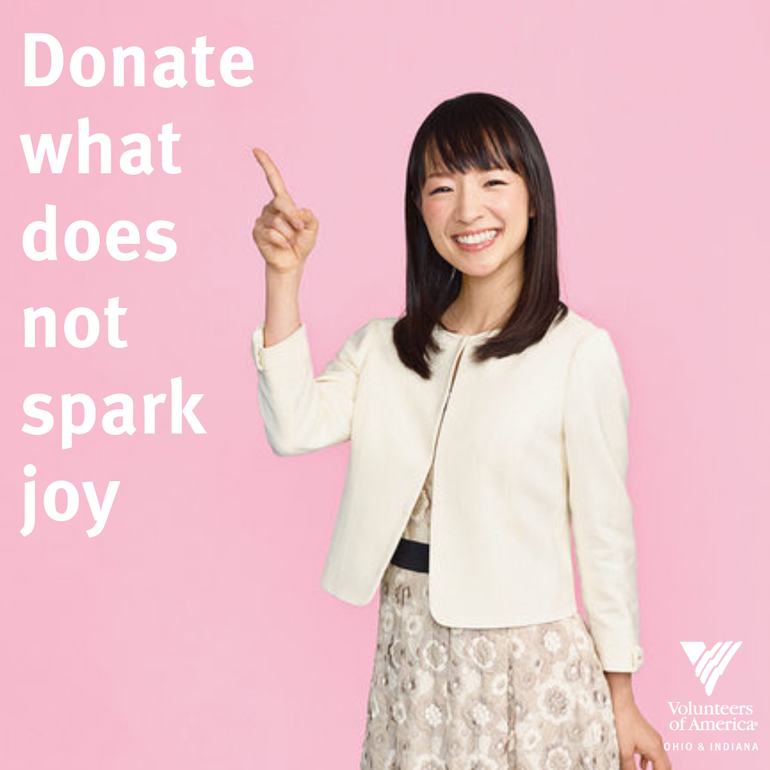 Donate what does not spark joy Donate what does not spark joy