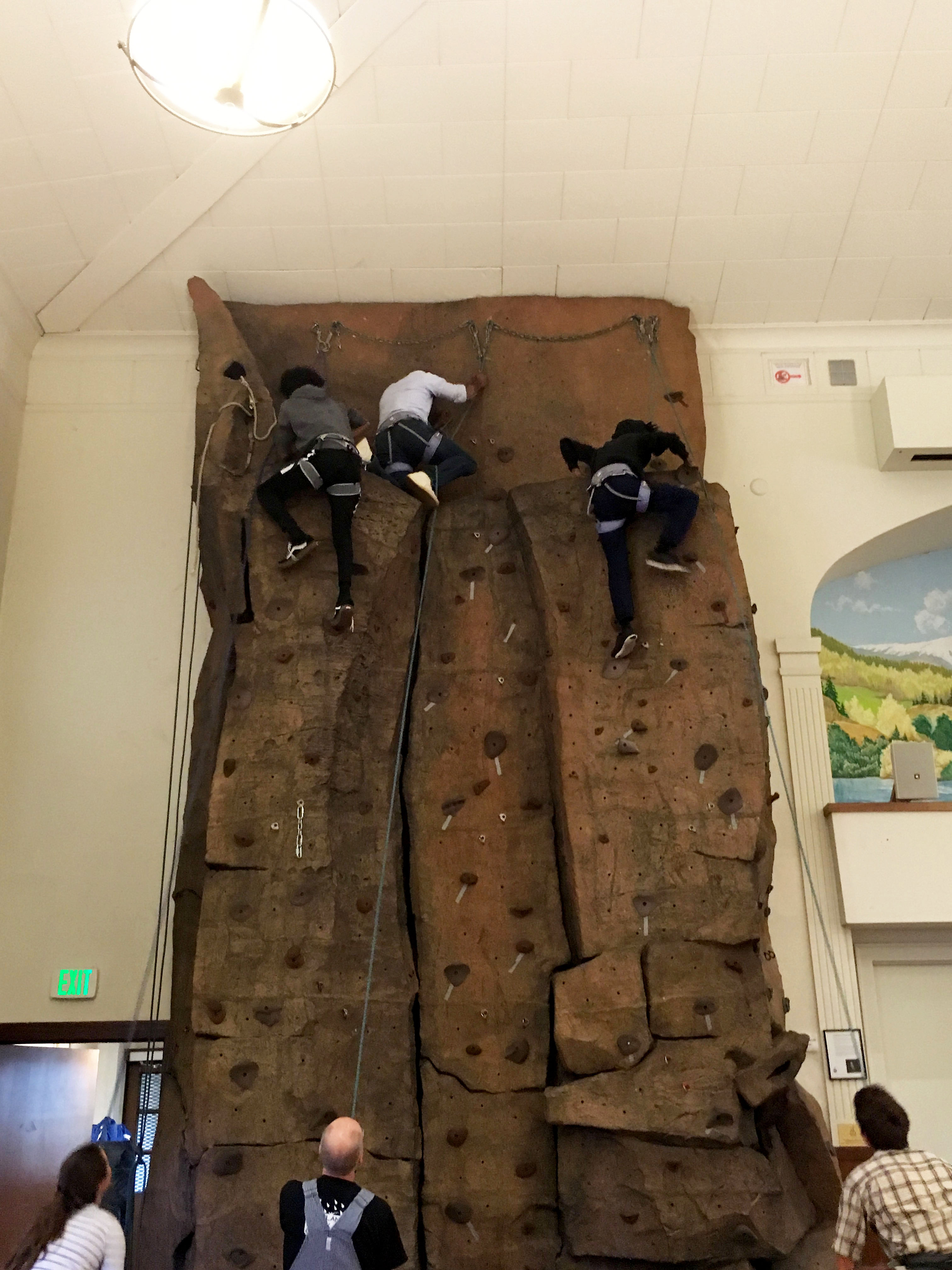 rock climbing outing