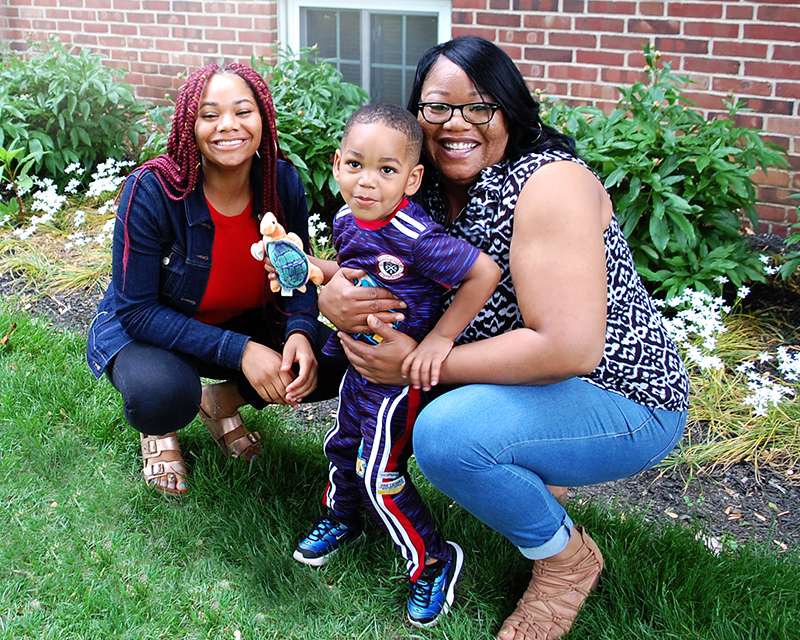 Maria and her family