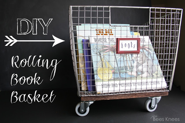 DIY Library Book Cart