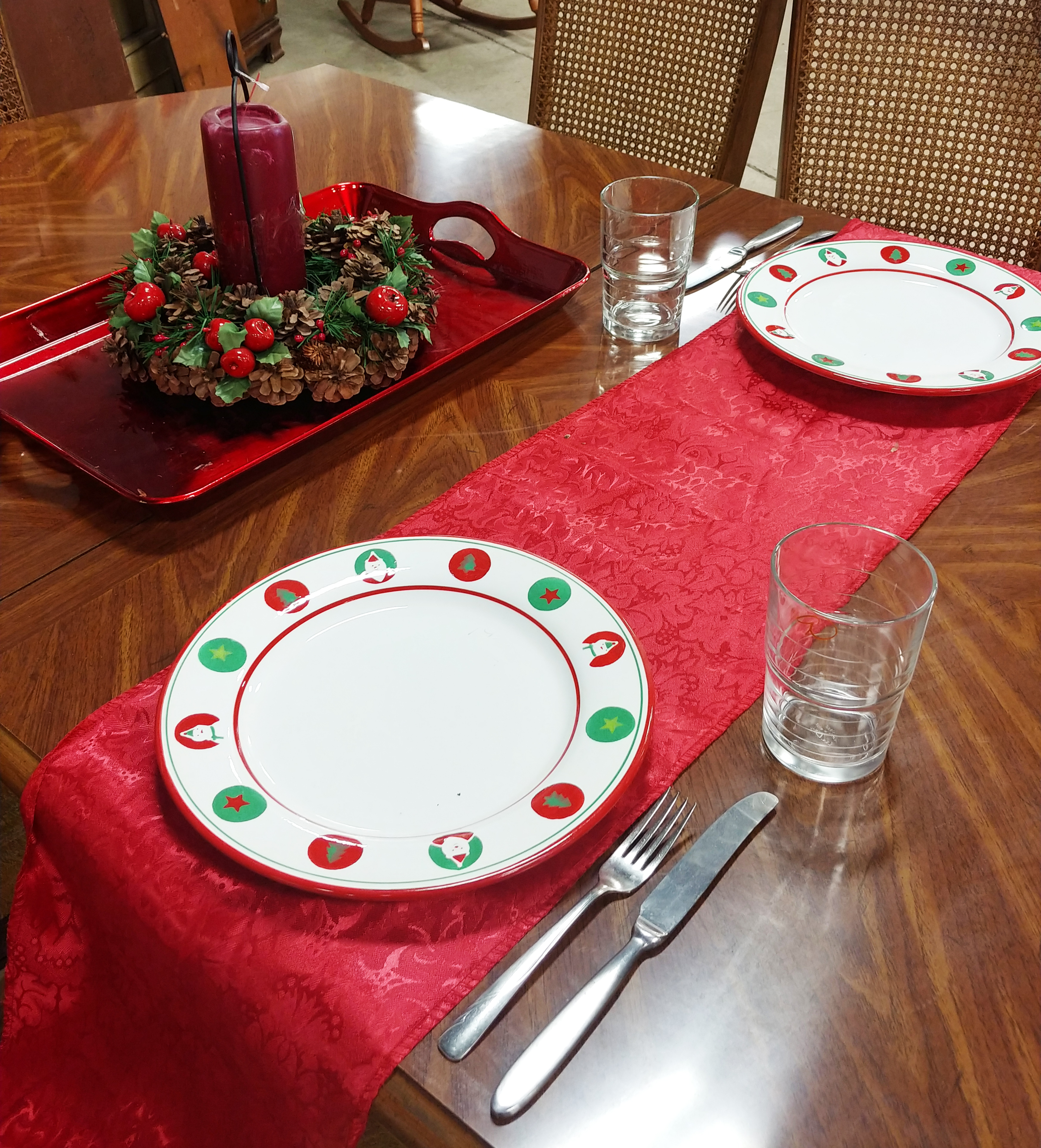 Christmas Table Setting